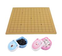 ORFOFE Go per Principianti con Doppia Scacchiera e Gioco Strategico Educativo Portatile Tema Tavolo da Viaggio Leggero e Interattivo per Ragazzi e Ragazze