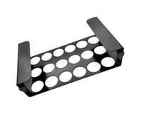 ORFOFE Graticola per Barbecue in Acciaio Inox Nero capacità di Carico Elevata Senza Odori, per Arrosto di Cosce di Pollo in Campeggio e Picnic