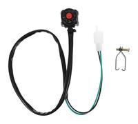 ORFOFE Interruttore Avviamento e Fermata Motore per Manubrio Moto da Spiaggia e Atv Include Kit di Montaggio Pratico per Motociclette Off-Road