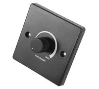 ORFOFE Interruttore LED Dimmerabile per Luci Camper e Yacht Pannello Nero Tipo Controllo Luminosità Facile Installazione Design Elegante per Interni Veicoli Ricreazionali