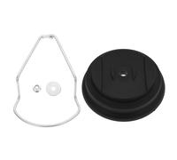 ORFOFE Kit Acciaio Batteria 4 Nero Ricambi Tagliabordi a Pezzi Pp | Base Cover, Rondella, Dado e Vite, Montaggio Semplice per Giardino e Manutenzione Attrezzi