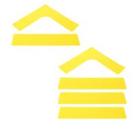 ORFOFE Kit Marcatura Campi da Pickleball e Tennis Giallo Portatile, Linee Confine Resistenti UV, Accessori per Delimitazione Campo Esterno Sport e Allenamento