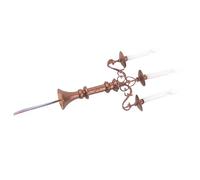 ORFOFE Lampada Miniatura Candela in Metallo e Abs Portacandela Decorativo per Micro Paesaggi e Tavoli Calda per Mini Case e Accoglienti Accessorio DIY per Modelli e Diorami