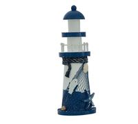 ORFOFE Lighthouse Home Decoration in Solid Wood Nautical Figurine For Garden And Mediterranean Style Indoor Ornament With Symbolic Hope And Design