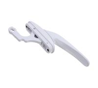 ORFOFE Maniglia Blocca Finestre Battente Bianca Leva di Sicurezza Offset per Finestre Scorrevoli ed Esterne Funzionamento Liscio e Bloccabile Sostituzione Resistente per Uso Interno ed