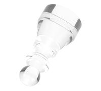 ORFOFE Marcatori da Gioco in Acrilico Trasparente con Base Pilastro Accessori Ruota per Poker e Giochi da Tavolo Design Stabile e Visibilità Ottimale