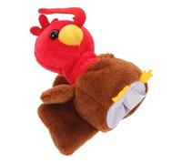 ORFOFE Marionetta Dito Tacchino Morbida e Realistica Giocattolo Didattico per Racconti e Recite Scuola e Famiglia Creativo