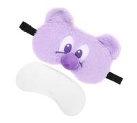 ORFOFE Maschera per Dormire Cartone Animato Morbida e Pelosa Copertura Occhi Oscurante per Viaggio e Riposo Adatta Ragazze e Ragazzi per Sonno Profondo