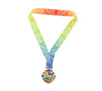 ORFOFE Medaglia Premio con Design Cavallo in Stile Nazionale, Realizzata in Lega di Zinco e Poliestere, Resistente all'Usura per Premi Sportivi e Medaglie di Partecipazione