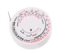 ORFOFE Metro a Nastro Bmi 1,5 M Rotondo in Plastica Resistente, Calcolatore Imc Flessibile per Misurazione Precisa Vita e Grasso Corporeo, Strumento Compatto per Fitness, Salute e Controllo Peso