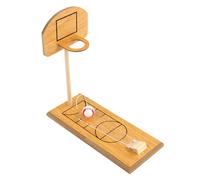 ORFOFE Mini Basket Tavolo in Legno Gioco Interattivo Da Dito Per Ragazzi Set Completo Per Divertimento Genitore-figlio Stimola Coordinazione Mano-occhio e Creatività