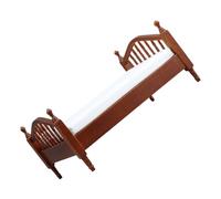 ORFOFE Mini mobili per la casa delle bambole mobili per soggiorno per camera da letto in miniatura in miniatura Brown