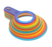 ORFOFE Misura Diametro Frutta in Plastica Colorati Strumento Resistente per Agrumi e Frutti Classificazione Rapida per Aziende Agricole e Mercati