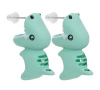 ORFOFE Orecchini a Forma di Dinosauro Creativi e Resistenti Ciondoli per L’Orecchio Verde Accessori Moda per Ragazze e Donne Idea Regalo per Natale e Compleanno