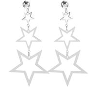 ORFOFE Orecchini Pendenti a Stella da Donna in Metallo Decorazione per le Orecchie per Feste Orecchini alla Moda per Signora Design Multi-Strato a Cinque Punte