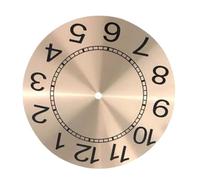 ORFOFE Orologio da Parete Disco in Alluminio Rosa Oro Sostituzione Piastra Rotonda Resistente per Fai da Te Design Moderno e Facile Installazione