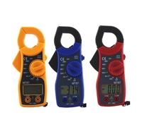 ORFOFE Pinza Amperometrica Digitale Mini Compatta con Display LCD e Funzione Data Hold Tester Elettronico per Tensione con Indicatore Batteria Bassa Senza Batteria Colore Colore Casuale