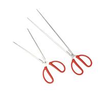 ORFOFE Pinze Lunghe e Dritte per Serpenti e Fango 2 Pezzi Attrezzo per Raccolta Rifiuti Pesanti e Fuoco per Acquario e Pesca