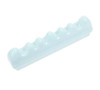 ORFOFE Poggiapenne in Ceramica Smalto Verde Smeraldo Finto Poggiapennelli Decorativo per Ufficio e Casa Organizzazione Pratica per Penne e Pennelli