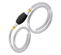 ORFOFE Pompa Sifone Manuale per Benzina e Acqua Tubo Lungo 2,5 M | Gomma e PVC, Adescamento Facile, per Travaso D’emergenza e Manutenzione Auto, senza Alimentazione