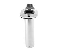 ORFOFE Portacanna da Pesca in Acciaio Montaggio ad Incasso per Barche e Bloccabile Supporto Robusto con Slot Fermacan per Yacht e Accessori Nautici