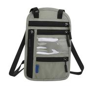 ORFOFE Portadocumenti da Collo con Blocco Rfid Borsello da Viaggio Multifunzione per Passaporto e Carte Tracolla Leggera e Comoda per Uomo e Donna