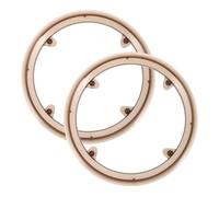 ORFOFE Protezione Catena per Mountain Bike 2 Pezzi Copri Corona in Plastica Resistente Compatibile Corona 42 Denti 4 Fori Accessorio Manutenzione Bici da Strada e off-Road