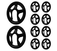 ORFOFE Protezione per Corona Bicicletta 34 Denti 5 Fori, Copertura in Plastica Leggera per Guarniture Mountain Bike e Bici a Scatto Fisso, Set da 10 Pezzi per Ciclismo su Strada