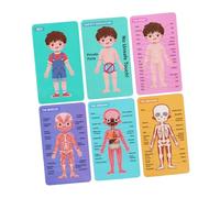 ORFOFE Puzzle Corpo Umano in Legno Educativo per Gioco Montessori per Ragazzi e Ragazze Stimola Abilità Logiche e Manuali per Età Prescolare