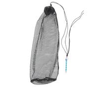 ORFOFE Rete da Pesca Professionale con Chiodo di Terra in Nylon e Metallo Cestino da Pesca Portatile 40X80 CM e Cattura Crostacei