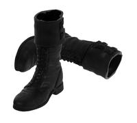ORFOFE Scale Doll Boots per Bjd Doll Stivali Lunghi Militari in Realistici Mini Sneakers per Bambole da Collezione Scarpe Facili da Cambiare per Scenari e Abbigliamento