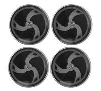 ORFOFE Scatola Portaoggetti per Orologi da Polso Mini in Plastica Nera 51,27mm X 12,16mm 4 Pezzi, Custodia Antipolvere e Antiurto Compatta per Viaggi e Supporto per Movimento e Viti