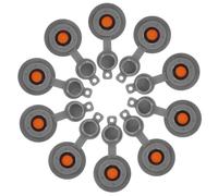 ORFOFE Set 10 Pezzi Valvole Gonfiaggio Unidirezionali Tpu per Cuscini Gonfiabili da Viaggio, Tappo Valvola Anti-perdita Sgonfiaggio Rapido per Materassi e Poggiapiedi Gonfiabili,