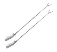 ORFOFE Set 2 Pezzi Afferratore Pieghevole per Anziani e Disabili, Strumenti Leggeri in Plastico e Acciaio Inox, Pinza Lunga 1 Metro per Raccolta Rifiuti e Uso Outdoor