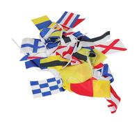 ORFOFE Set 40 Bandiere del Codice Navale Internazionale Resistente, Flag di Segnalazione Marina per Yacht, Navi e Imbarcazioni, Decorazione Marina Portatile per Comunicazione Marittima