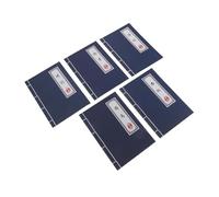 ORFOFE Set 5 Quaderni Cinesi Antichi senza Righe con Copertina Letteratura Classica, Diario di Calligrafia Vuoto per Studenti, Quaderno Scolastico Vintage per Appunti e Scrittura