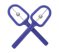 ORFOFE Set da 2 Strumenti per Allenamento Punta della Lingua a Forma di U Blu, Portatile e Leggero per Terapia del Linguaggio e Miglioramento della Forza Orale nei Bambini