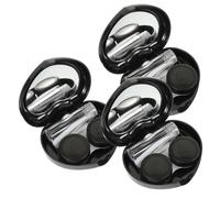ORFOFE Set da 3 Custodie Porta Lenti a Contatto con Specchio, Porta Lenti in Pp Nero, Dimensione Piccola e Leggera, per Uso Esterno da Viaggio