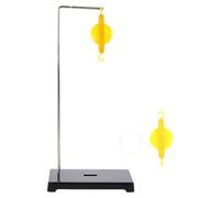 ORFOFE Set di Carrucole Didattiche e Supporto Robusto in Plastica per Esperimenti di Fisica, Puleggia Fissa e Mobile per Scuole, Laboratori e Attività Educative