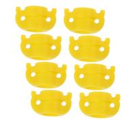 ORFOFE Slitte per Frecce da Pesca 8mm in Plastica Gialle Set da 8 Pezzi, Accessori per Tiro L'Arco e Attrezzatura per Caccia ai Pesci, per Pesca in Laghi e Fiumi