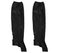 ORFOFE Sovrapantaloni Antipioggia Impermeabili Uomo Oxford Nero, Antivento e Resistenti per Motocicletta e Trekking, Copri Pantaloni da Pioggia Funzionali e Leggeri