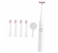 ORFOFE Spazzolino Elettrico per Pulizia del Viso Detergente per Denti Portatile Spazzola Morbida e Caricamento Facile