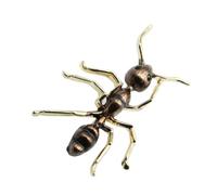 ORFOFE Spilla Formica in Lega Nera Distintivo Animale Leggero per Abiti Cappotti Borse Accessorio Moda Creativo per Donna