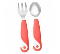 ORFOFE Stoviglie Per Bambini Set Di Utensili Per Bambini Forchette E Cucchiai Ciotola E Tazza Sicure Per Il Consumo Alimentare