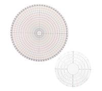 ORFOFE Strumento per Ceramica Divisore Rotondo in Plastica Acrilica, Facile da Usare, per Progetti di Ceramica Fai da Te e Pittura Artistica Circolare