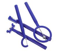 ORFOFE Strumento Per Esercizi Per La Lingua 4 Pezzi Set Allenatore Per La Lingua e Muscoli Facciali in Plastica e Acciaio Inossidabile Per Terapia Logopedica e Riabilitazione Bambini Portatile