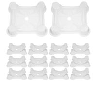 ORFOFE Supporto per Culla di Melone 20 Pezzi in Plastica per Ortaggi e Frutta da Giardino Design Multiplo per Fattorie Commerciali e Orti Domestici