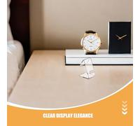 ORFOFE Supporto per Orologi da Polso Trasparente in Acrilico 2 Pezzi Espositore a l Sicuro per Orologi e Occhiali da Sole Organizer da Banco Salvaspazio per Collezioni e Negozi