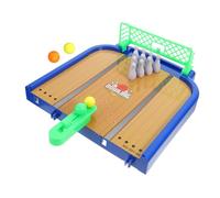 ORFOFE Tavolo Bowling per Plastica Resistente Miniatura Palline Interattivo per Relax e Apprendimento Precoce