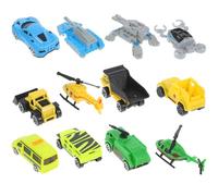 ORFOFE Veicoli da Costruzione in Plastica per Giocattoli Engineering Car per Coordinazione Occhio-mano Set Veicoli Sicuri e Resistenti per Regalo Compleanno Colore Casuale Colore Casuale